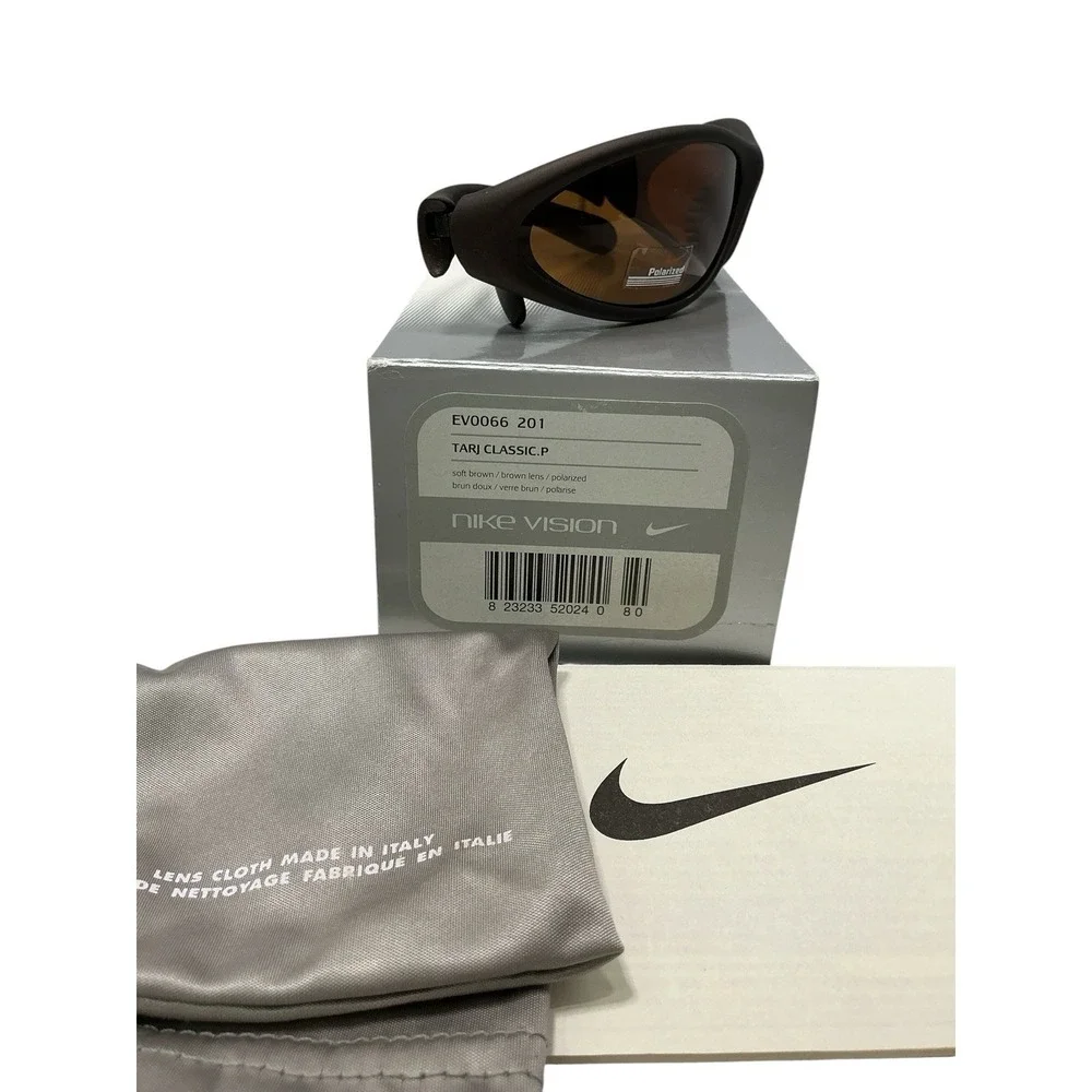 Nike Tarj Classic Sunglasses. EV0066 201 Soft Brown Polarized Lenses.